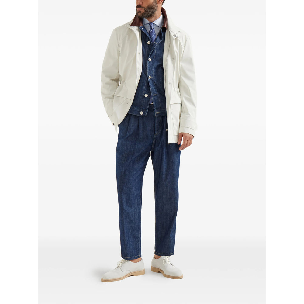 Brunello Cucinelli Blue Denim - Loose-Fit Jeans Men BRUNELLO CUCINELLI