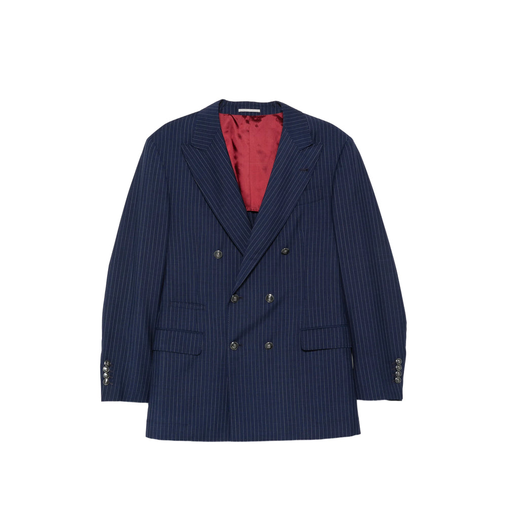 Brunello Cucinelli Blue Jackets - Blazers Men BRUNELLO CUCINELLI