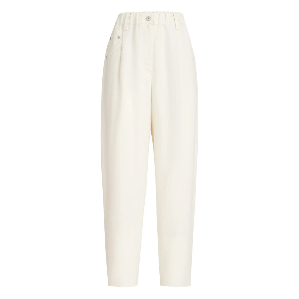 Brunello Cucinelli Neutrals Trousers - Tapered Trousers Women BRUNELLO CUCINELLI