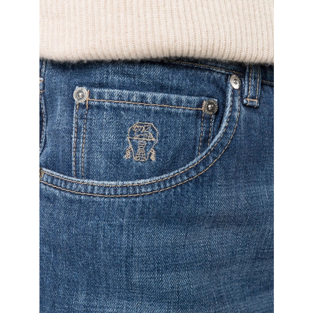 Brunello Cucinelli Blue Denim - Regular & Straight-Leg Jeans Men BRUNELLO CUCINELLI
