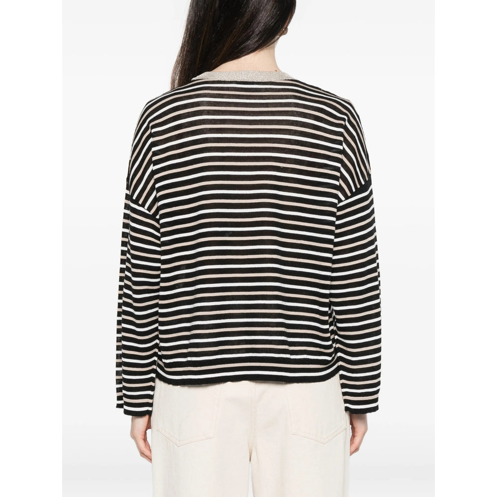 Brunello Cucinelli Black Tops - T-Shirts & Jerseys Women BRUNELLO CUCINELLI