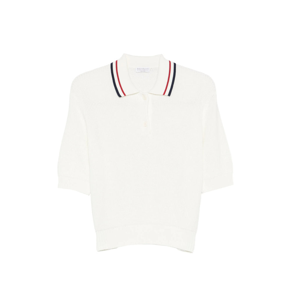Brunello Cucinelli Neutrals Tops - Polo Tops Women BRUNELLO CUCINELLI