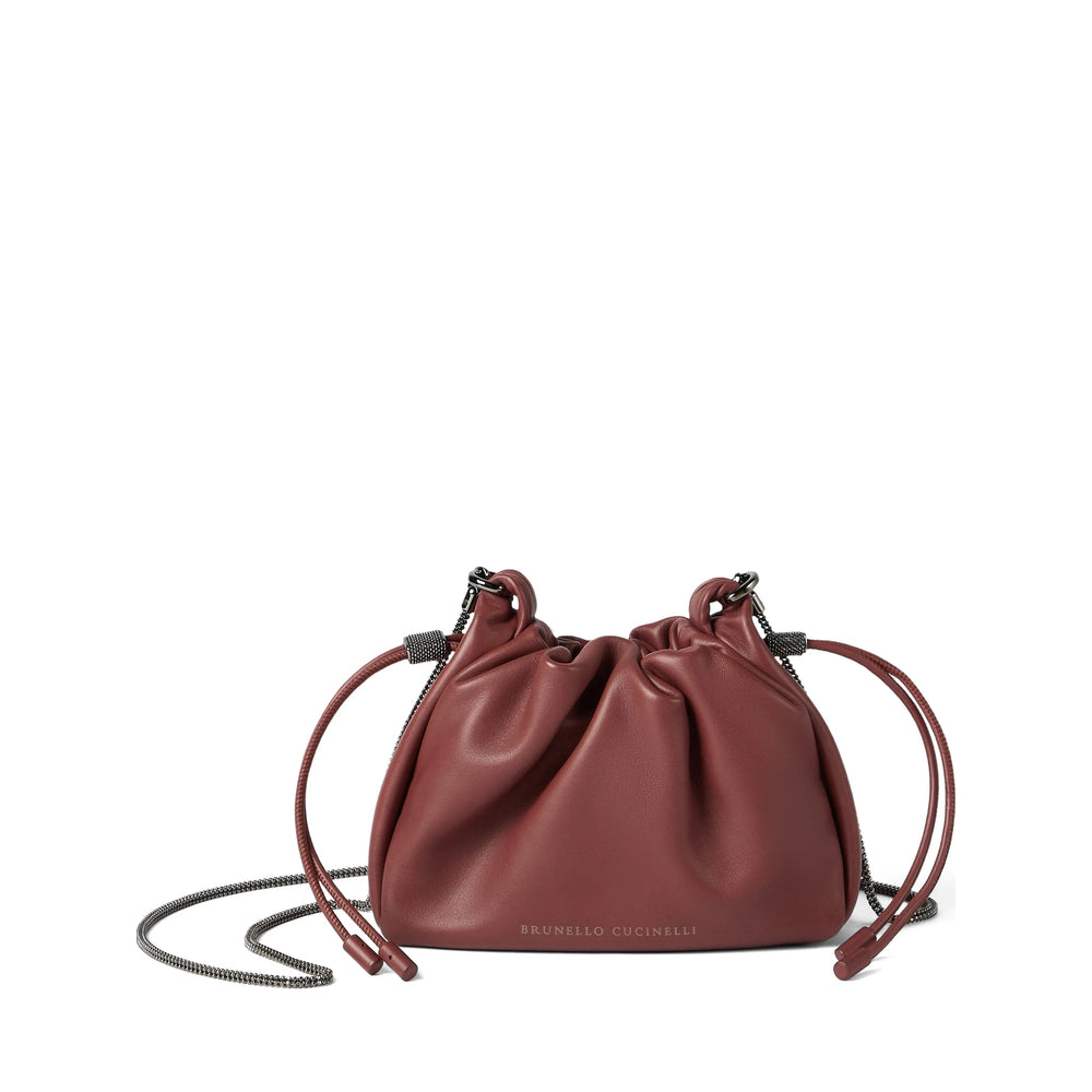 Brunello Cucinelli Red Bucket Bags Women BRUNELLO CUCINELLI