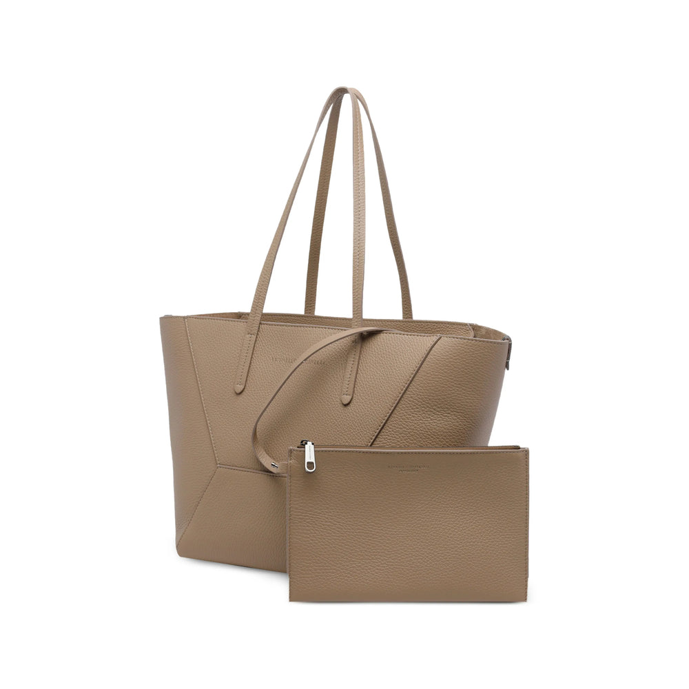 Brunello Cucinelli Neutrals Tote Bags Women BRUNELLO CUCINELLI