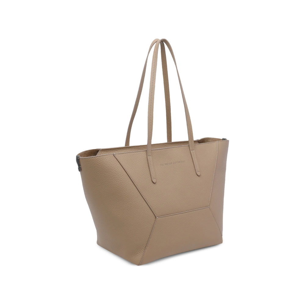 Brunello Cucinelli Neutrals Tote Bags Women BRUNELLO CUCINELLI