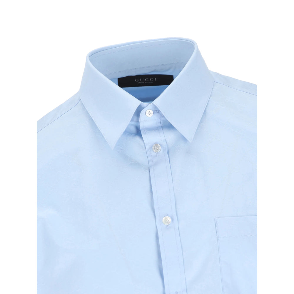 Gucci Blue Shirts Men GUCCI