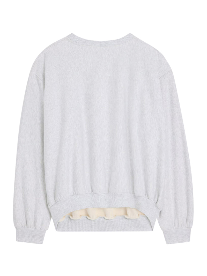 Celine Women Wide Cotton Fleece Sweatshirt CELINE