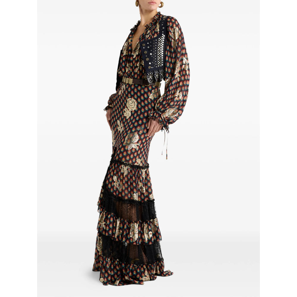 Etro Black Skirts - Asymmetric & Draped Skirts Women ETRO
