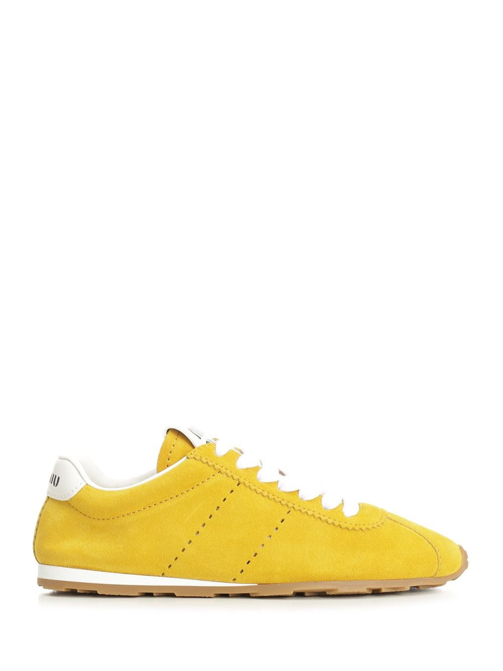 Miu Miu Women Plume Suede Sneakers MIU MIU
