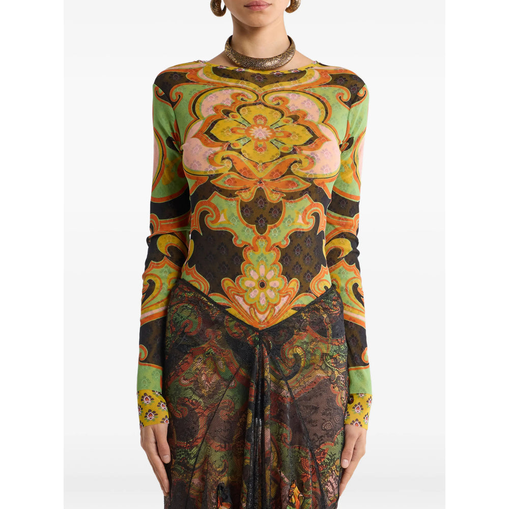 Etro Green Tops - T-Shirts & Jerseys Women ETRO