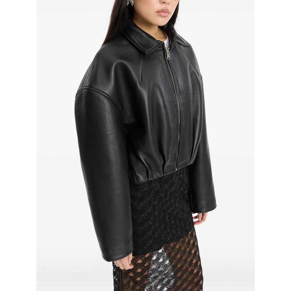 Rotate Black Jackets - Leather Jackets Women ROTATE