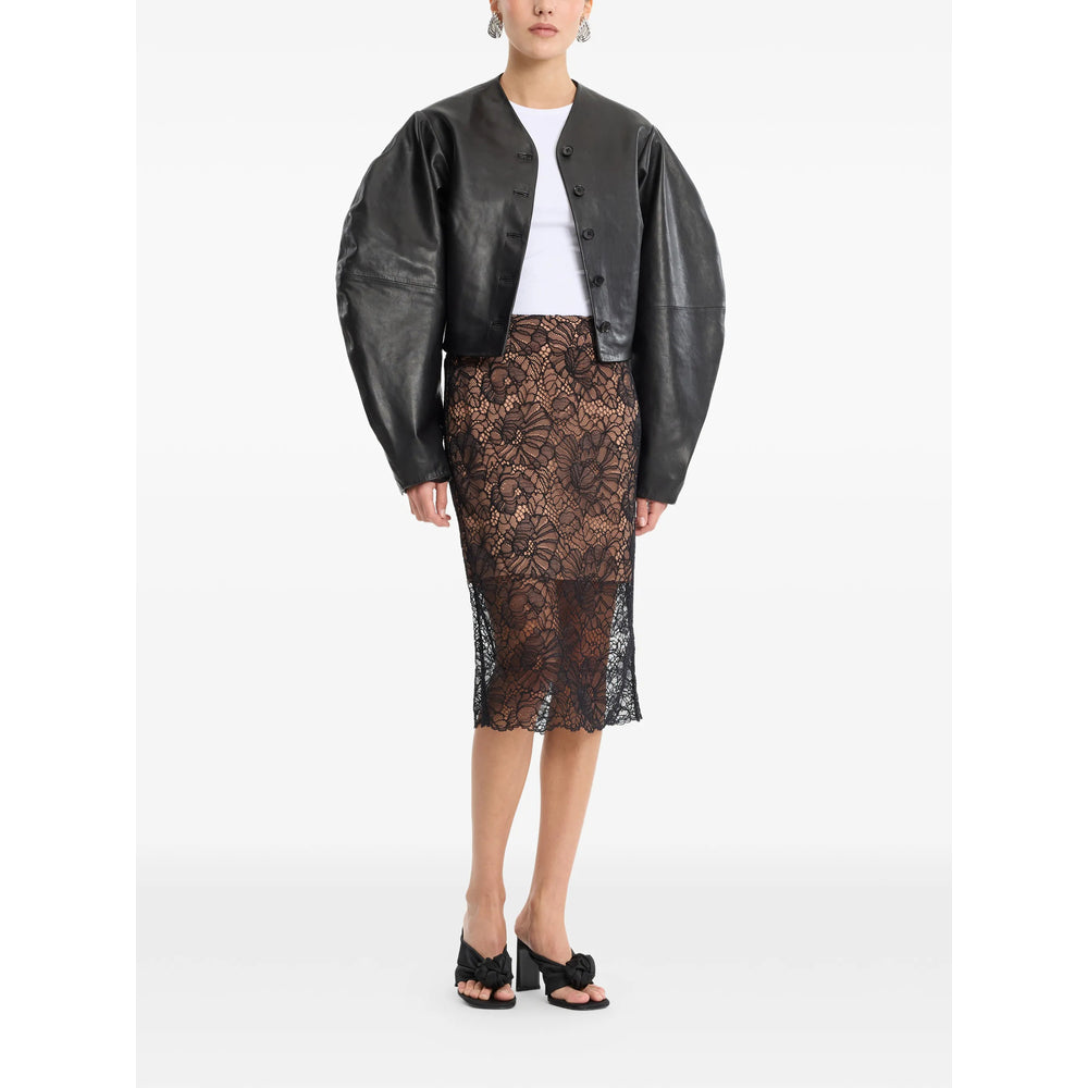 Rotate Black Jackets - Leather Jackets Women ROTATE