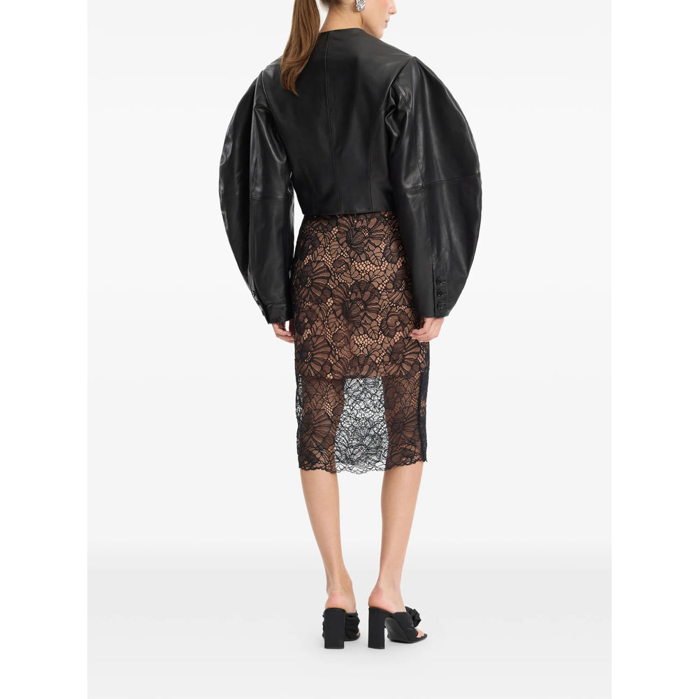 Rotate Black Jackets - Leather Jackets Women ROTATE