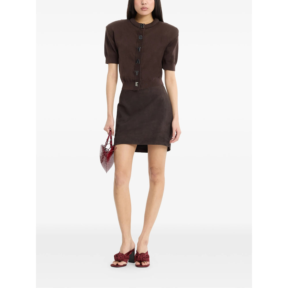Rotate Brown Skirts - Fitted Skirts Women ROTATE