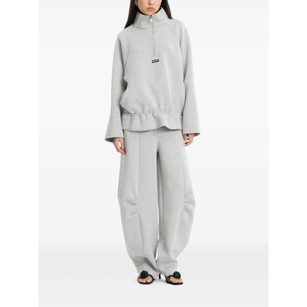 Rotate Grey Trousers - Tailored Trousers Women ROTATE