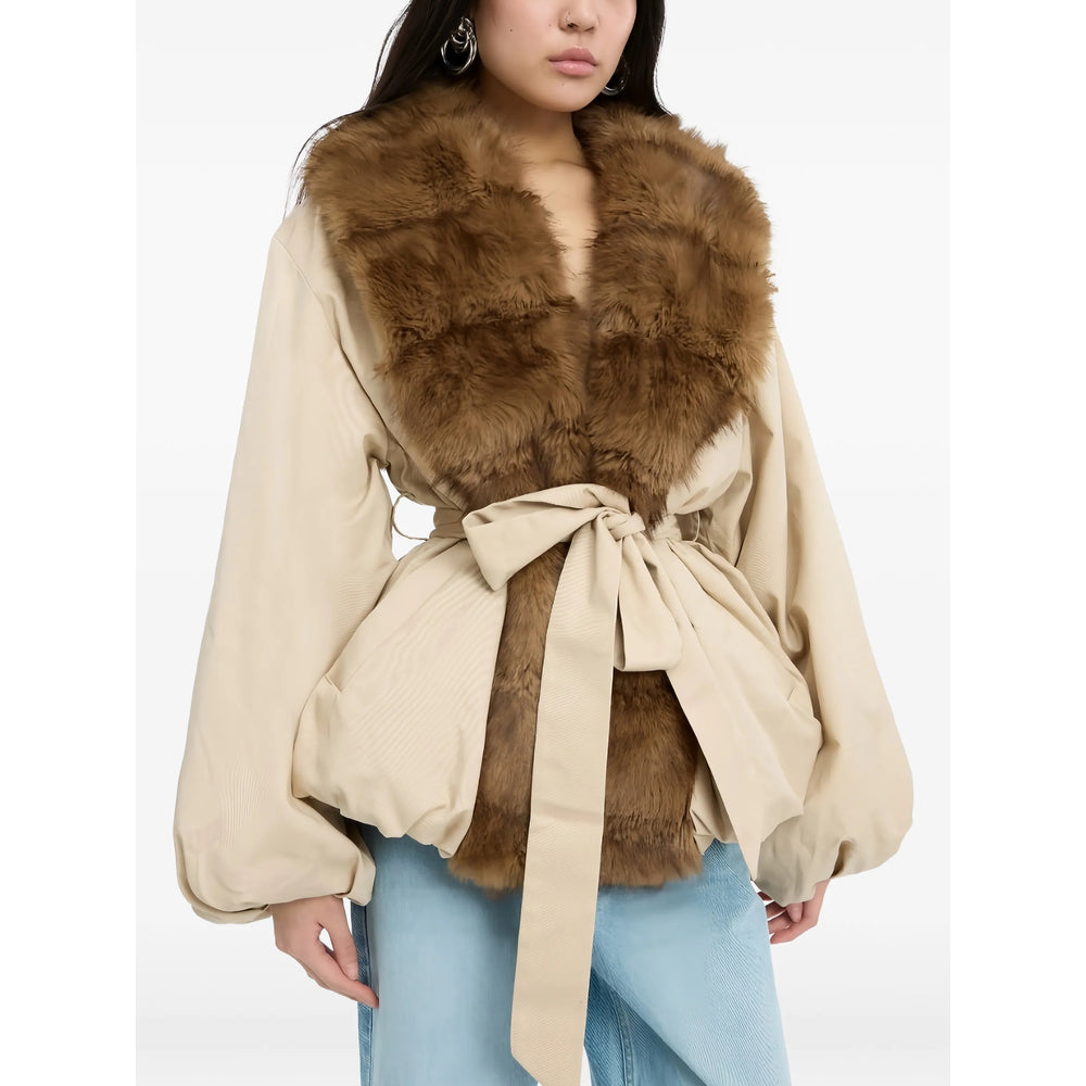 Rotate Neutrals Jackets - Faux Fur & Shearling Jackets Women ROTATE