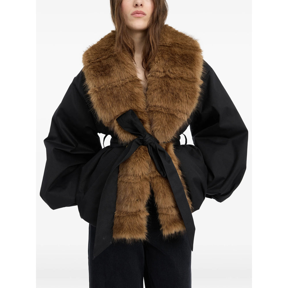 Rotate Black Jackets - Faux Fur & Shearling Jackets Women