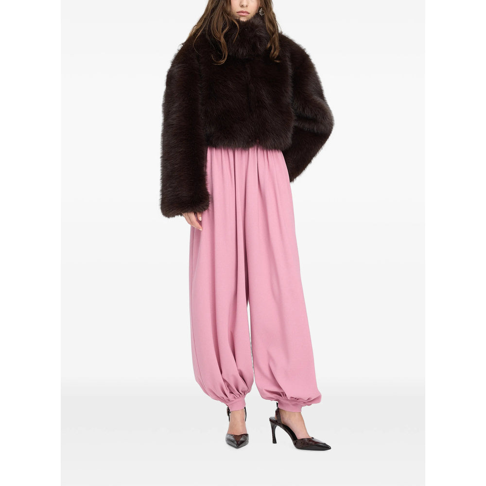 Rotate Brown Jackets - Faux Fur & Shearling Jackets Women ROTATE