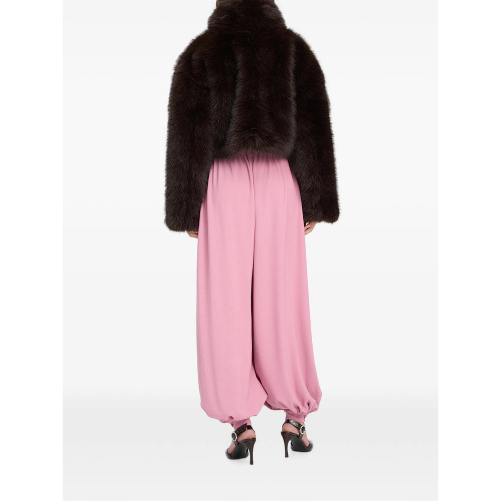 Rotate Brown Jackets - Faux Fur & Shearling Jackets Women ROTATE