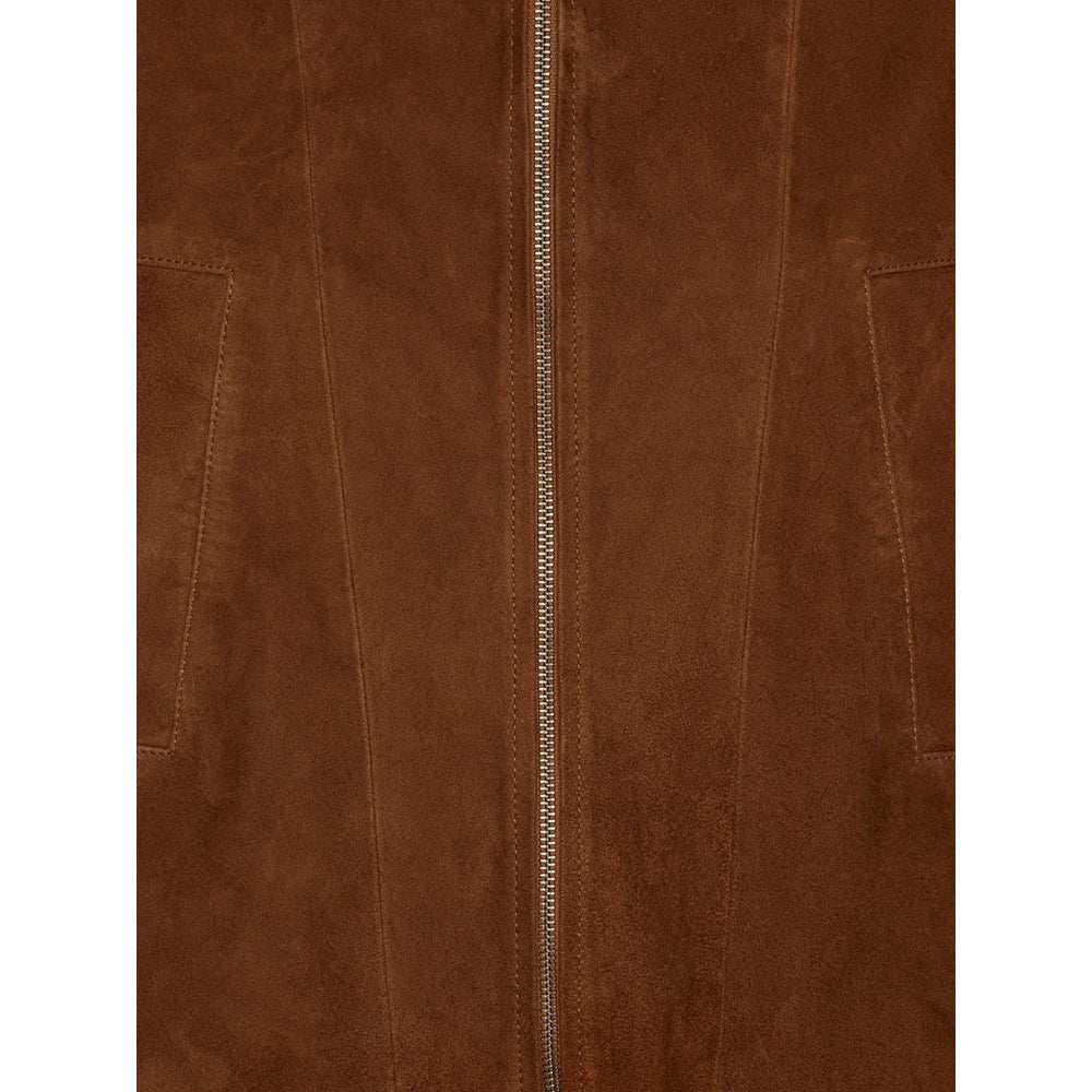 Rotate Brown Jackets - Leather Jackets Women ROTATE