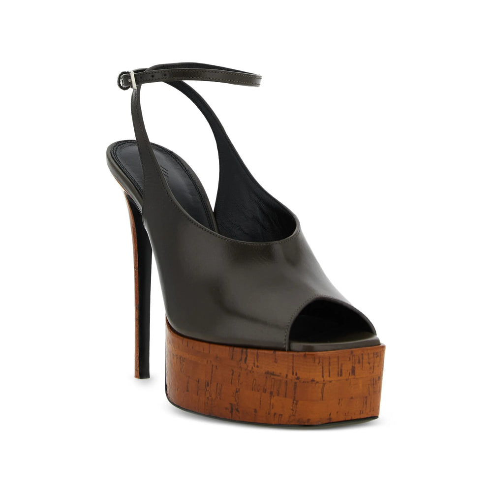 The Attico Brown Shoes Women THE ATTICO
