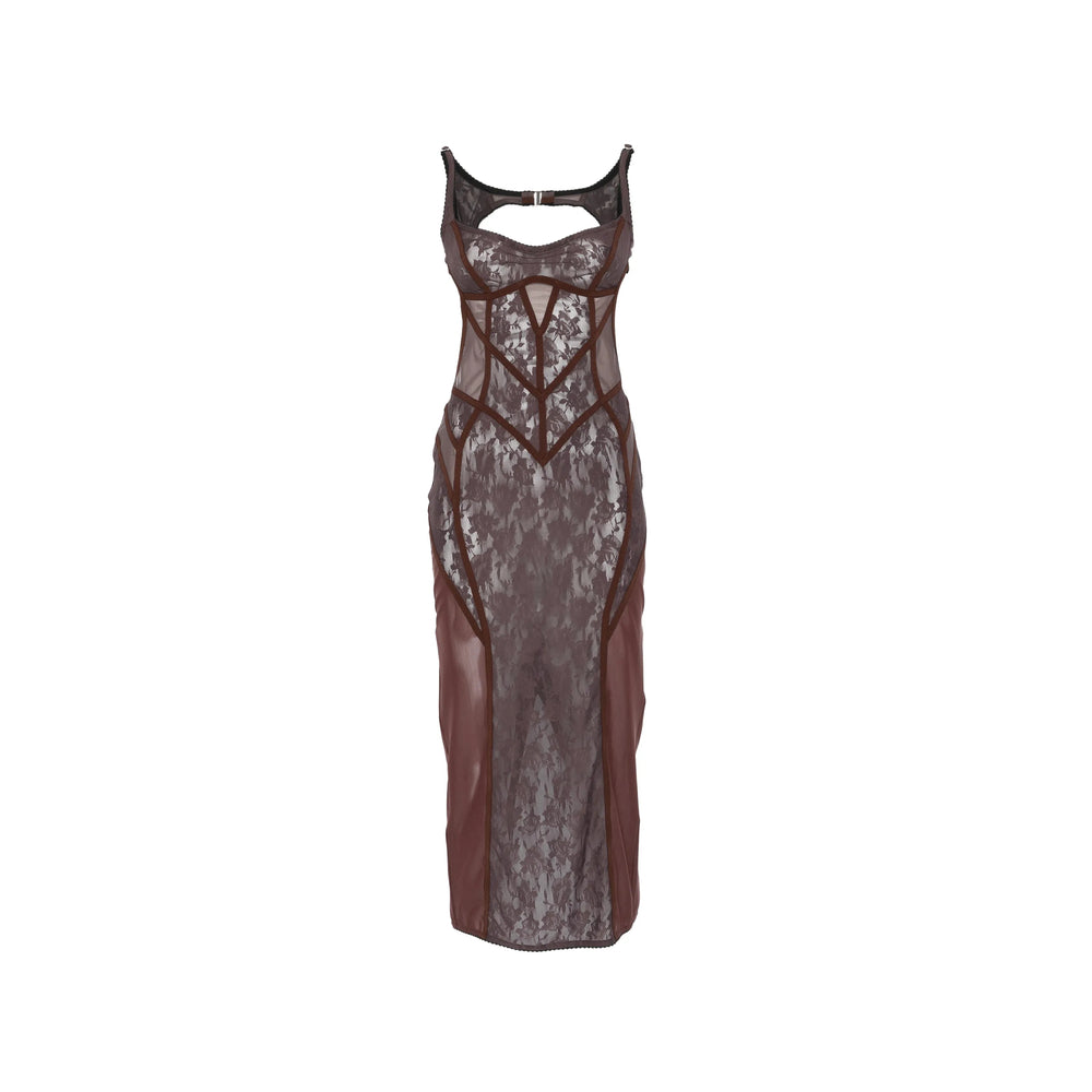 The Attico Brown Dresses - Cocktail & Party Dresses Women THE ATTICO