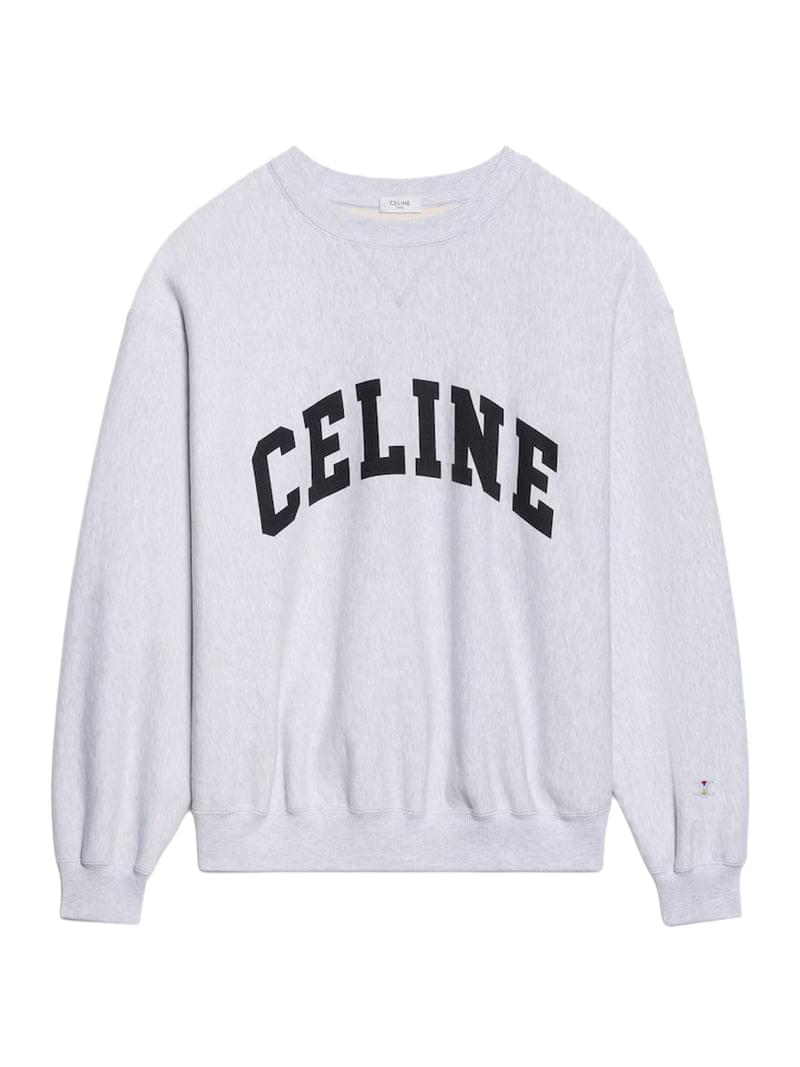 Celine Men Cotton Fleece Sweatshirt CELINE