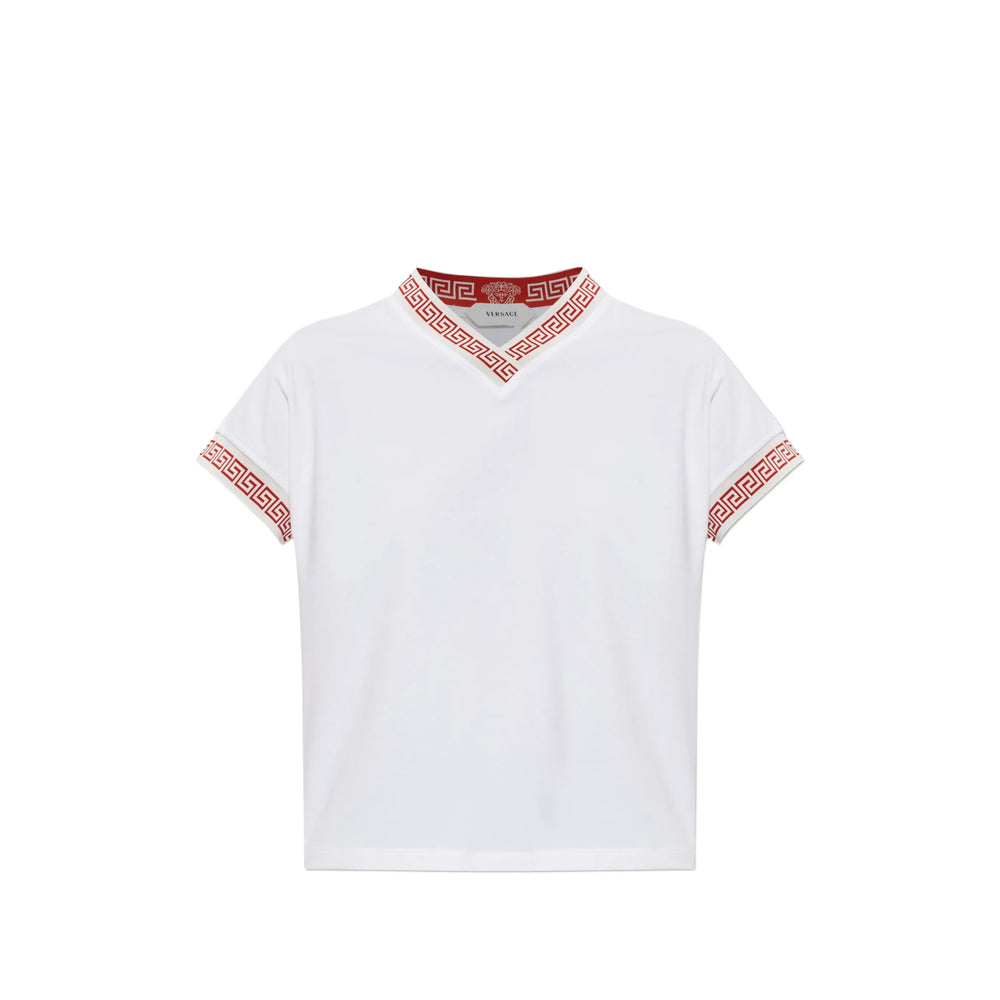 Versace White Tops - T-Shirts & Jerseys Women VERSACE