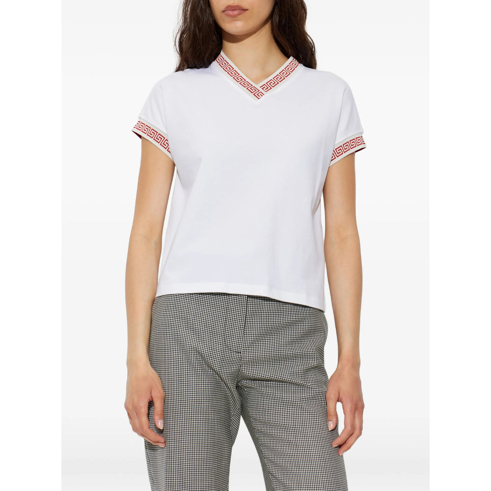 Versace White Tops - T-Shirts & Jerseys Women VERSACE