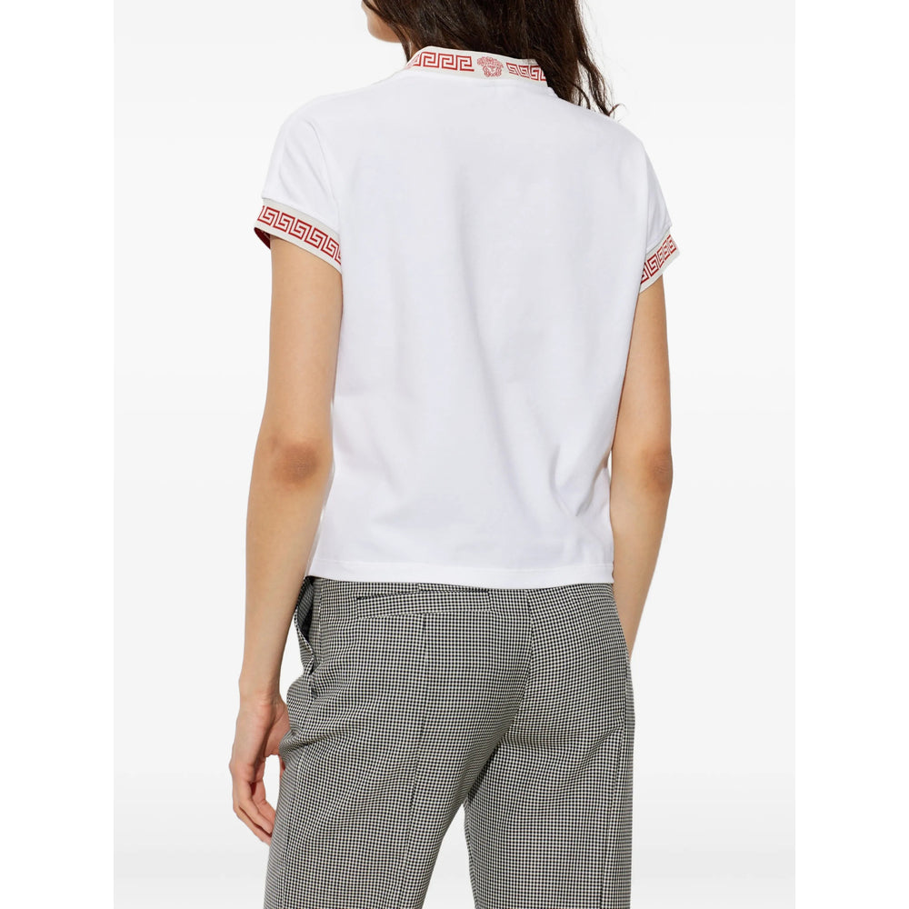 Versace White Tops - T-Shirts & Jerseys Women VERSACE