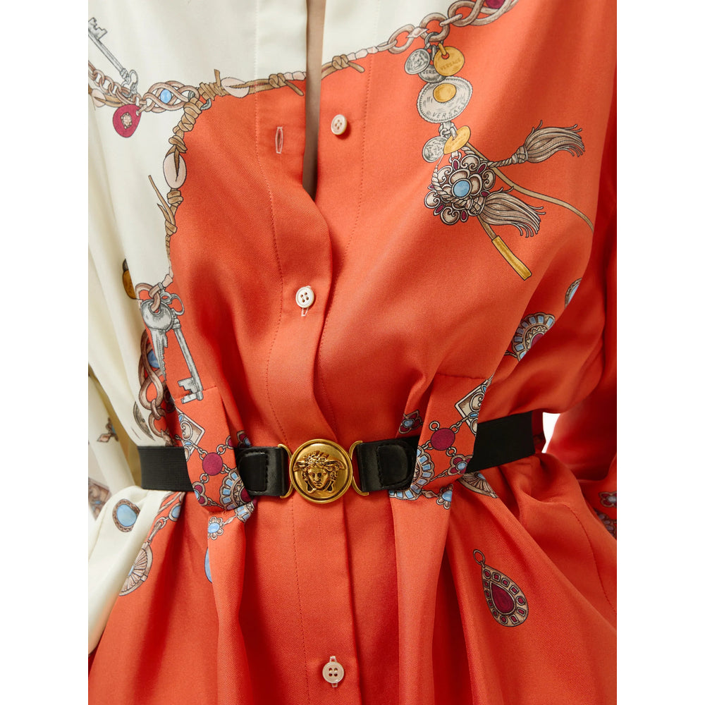 Versace Orange Dresses - Day Dresses Women VERSACE