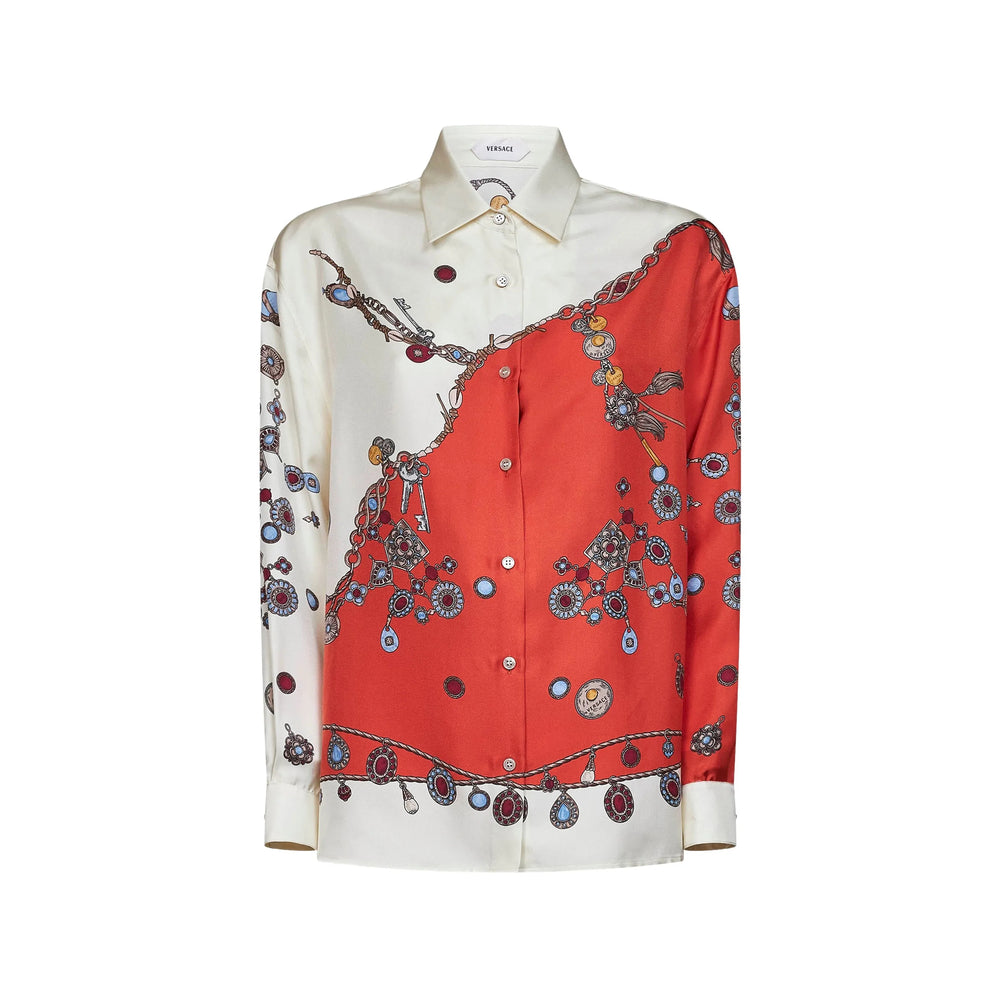 Versace White Tops - Shirts Women VERSACE