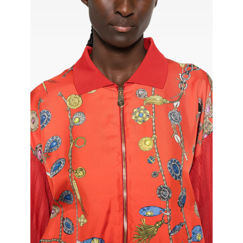 Versace Red Tops - Cardigans Women VERSACE