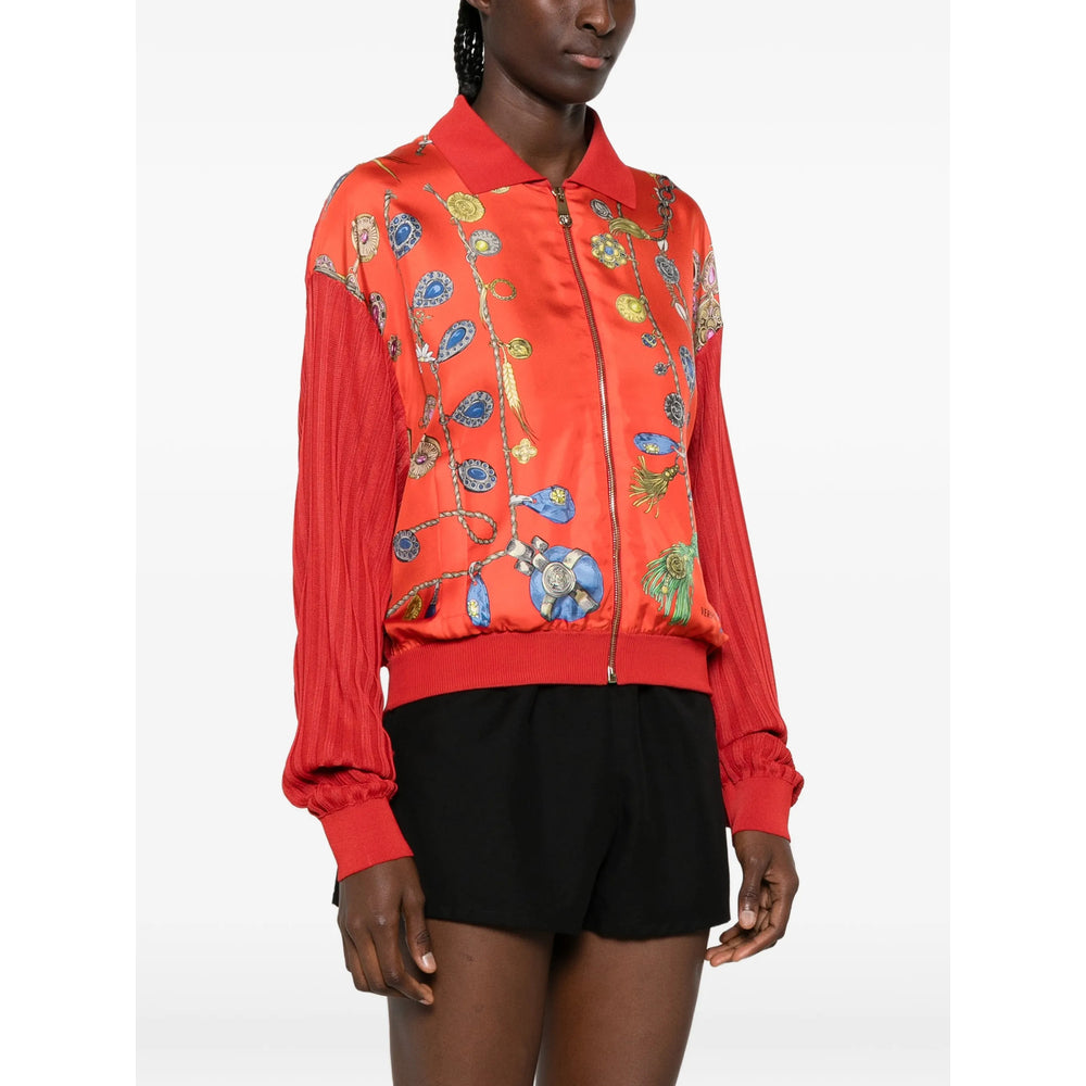 Versace Red Tops - Cardigans Women VERSACE