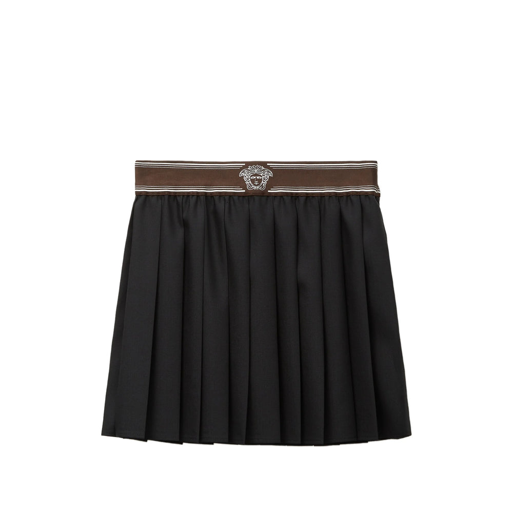 Versace Black Skirts - Pleated Skirts Women VERSACE