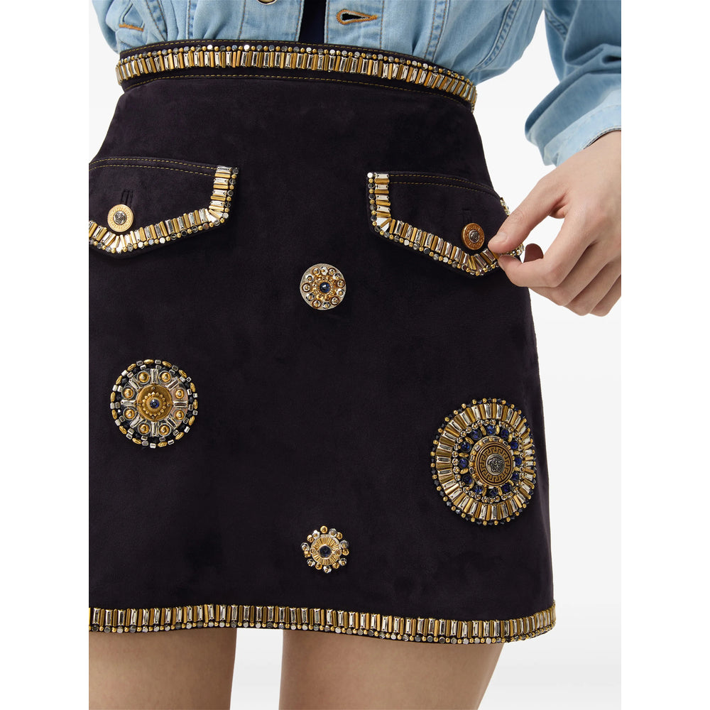 Versace Black Skirts - A-Line Skirts Women