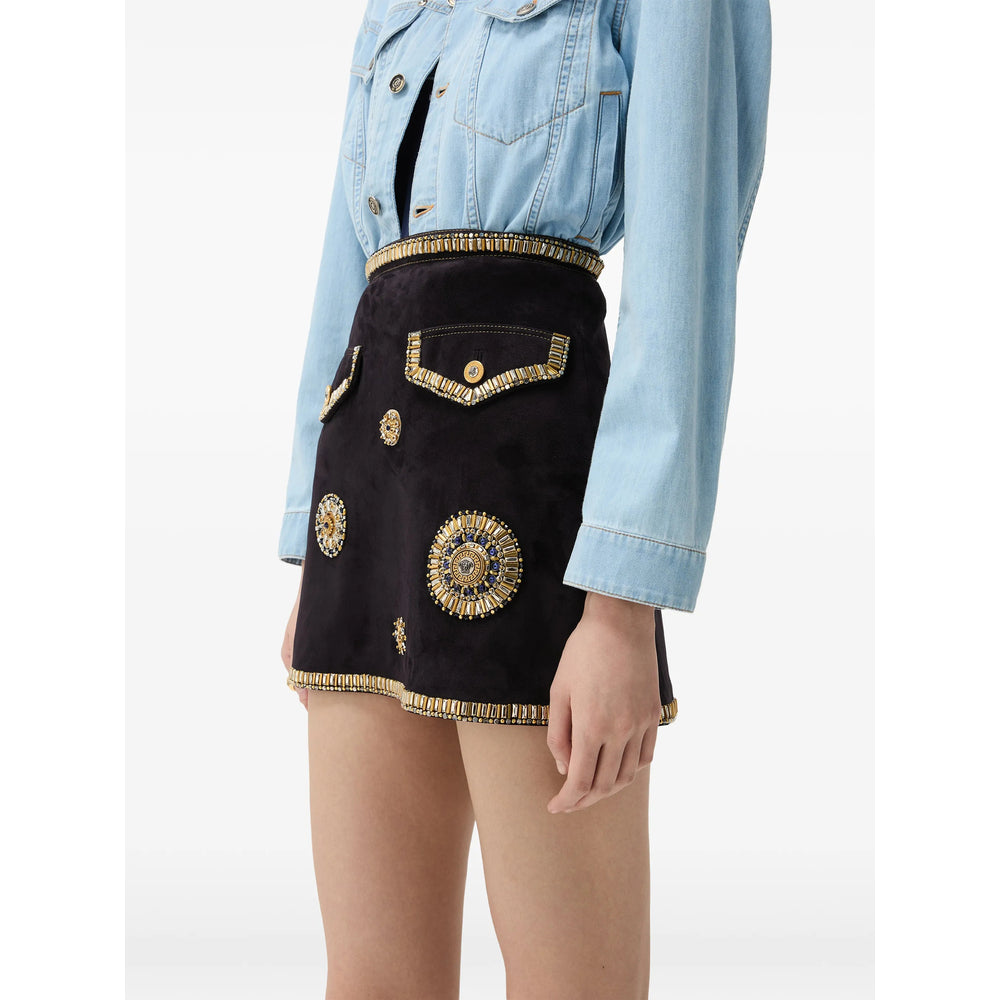 Versace Black Skirts - A-Line Skirts Women