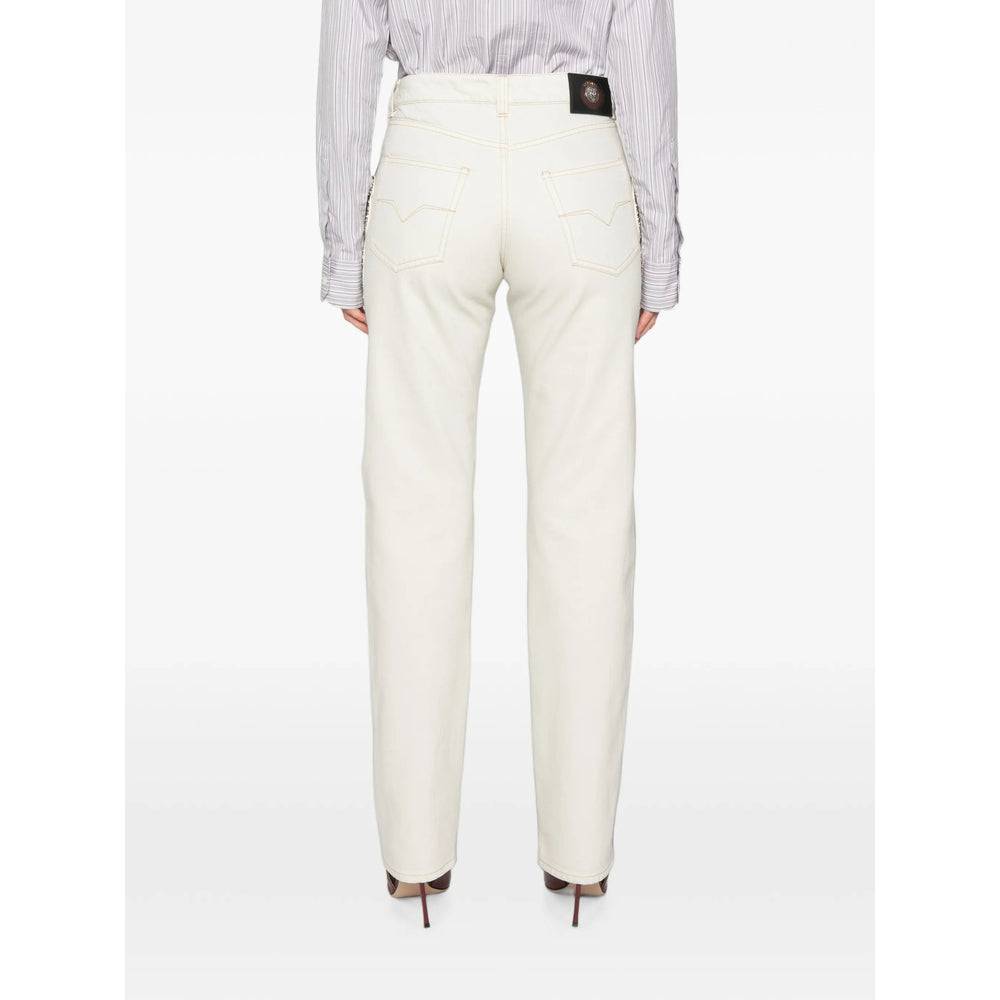 Versace Blue Denim - Straight-Leg Jeans Women VERSACE