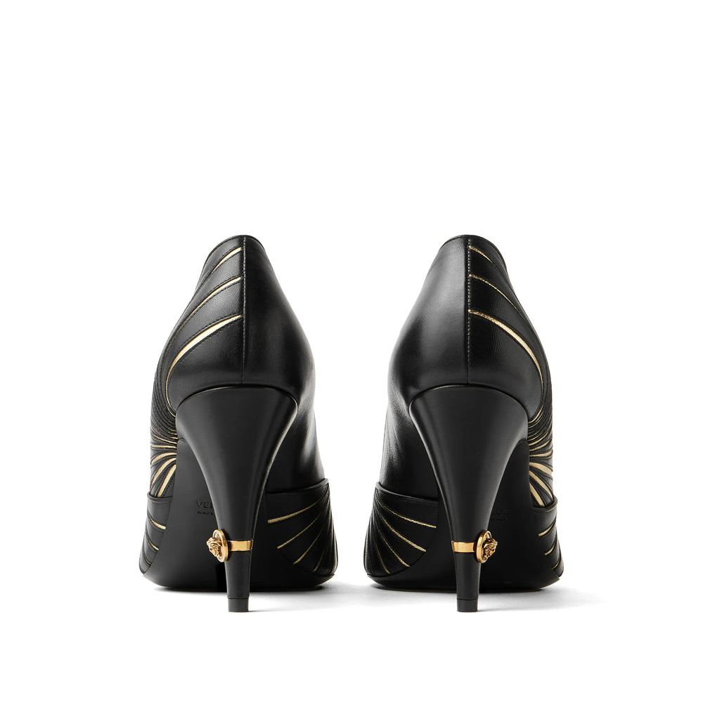 Versace Black Shoes Women VERSACE