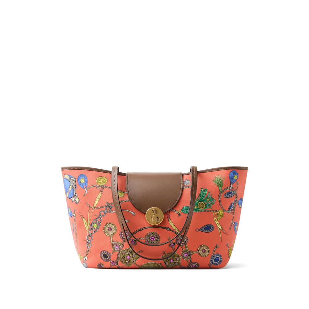 Versace Red Tote Bags Women VERSACE