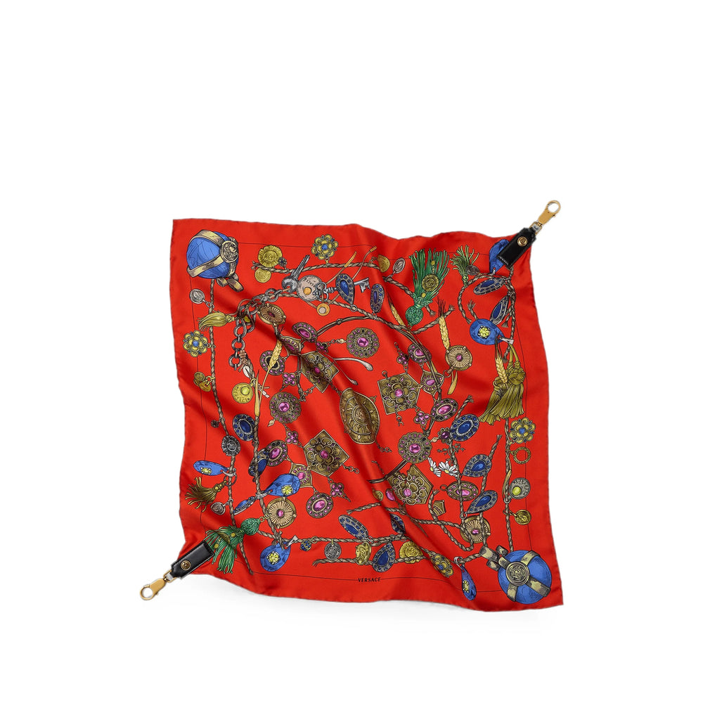 Versace Red Scarves Women VERSACE