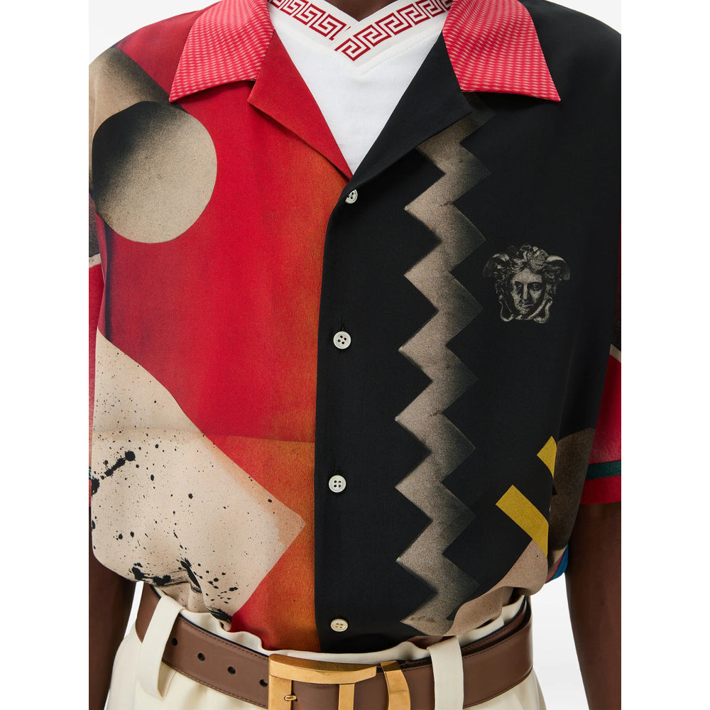 Versace Red Shirts Men VERSACE
