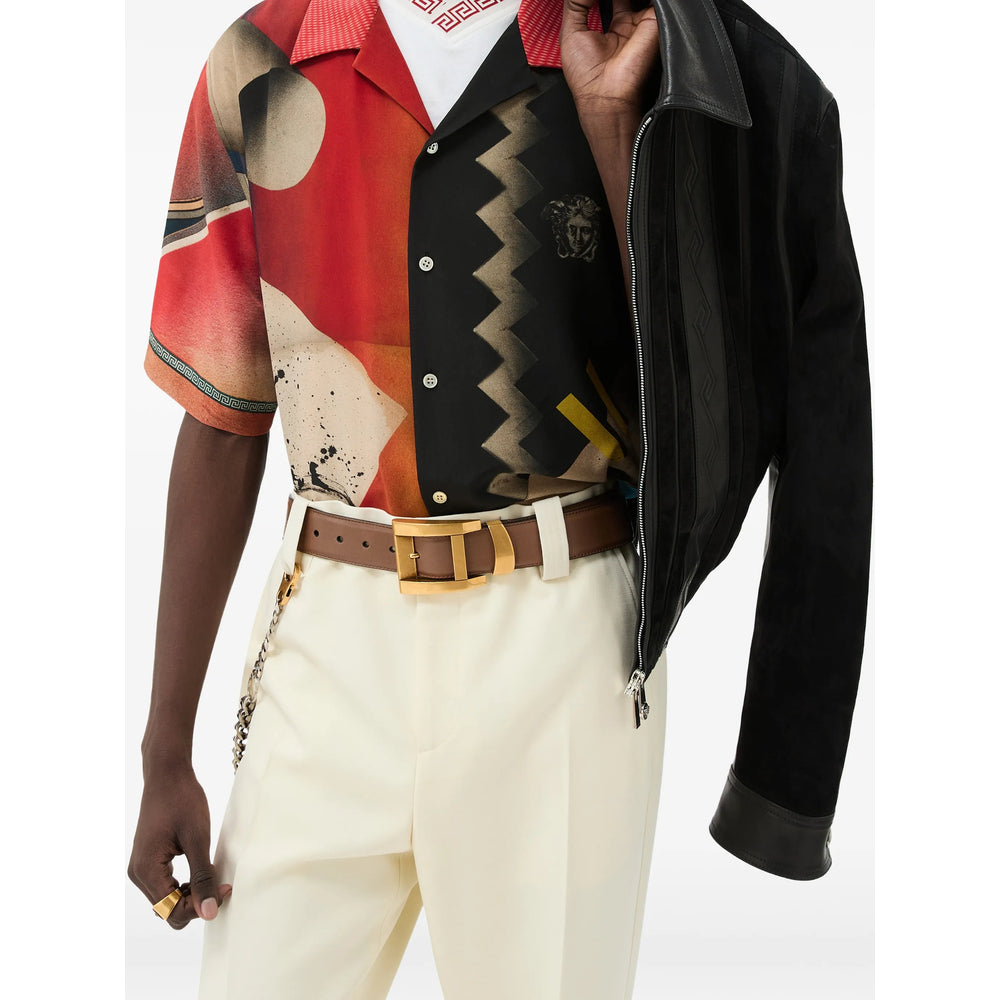 Versace Red Shirts Men VERSACE