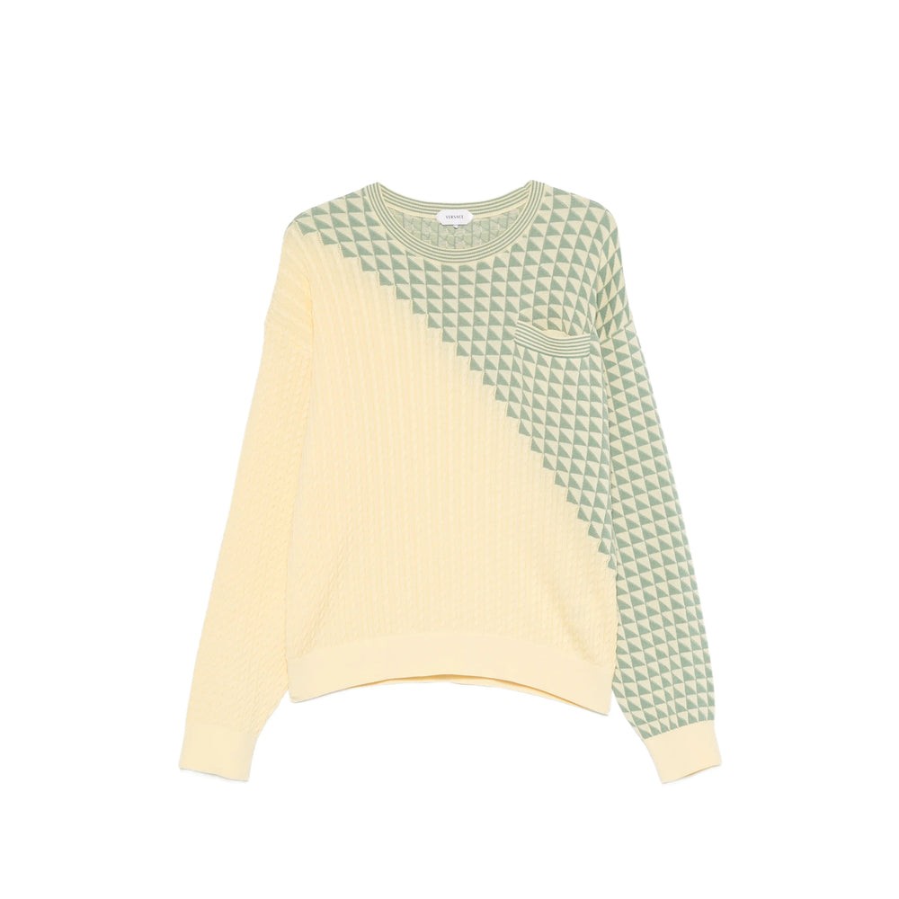 Versace Neutrals Sweaters & Knitwear - Jumpers Men VERSACE