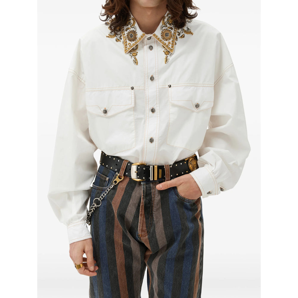 Versace White Shirts Men VERSACE