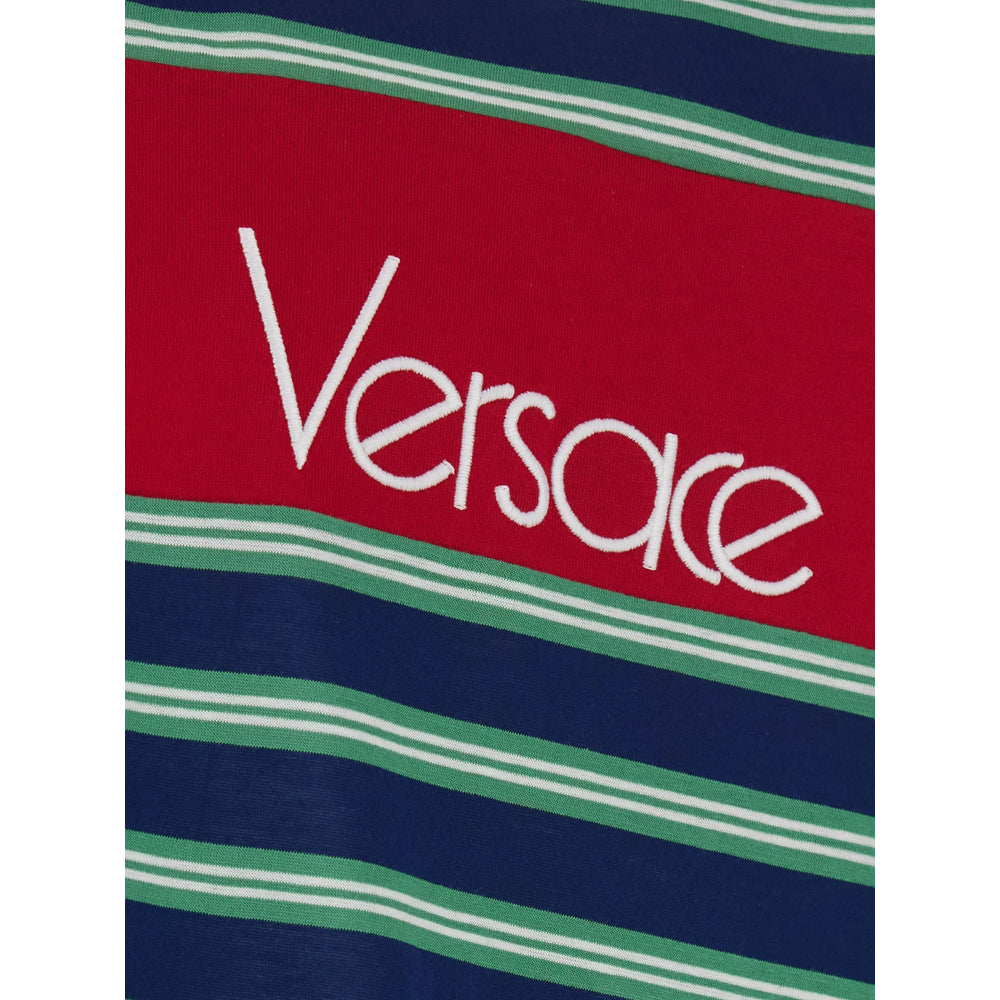 Versace Blue Polo Shirts Men VERSACE