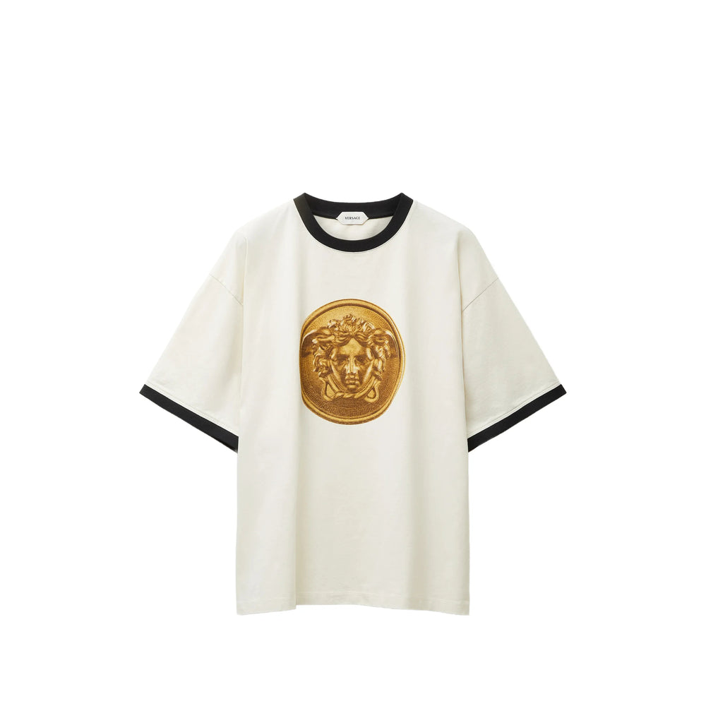 Versace White T-Shirts & Vests - T-Shirts Men VERSACE