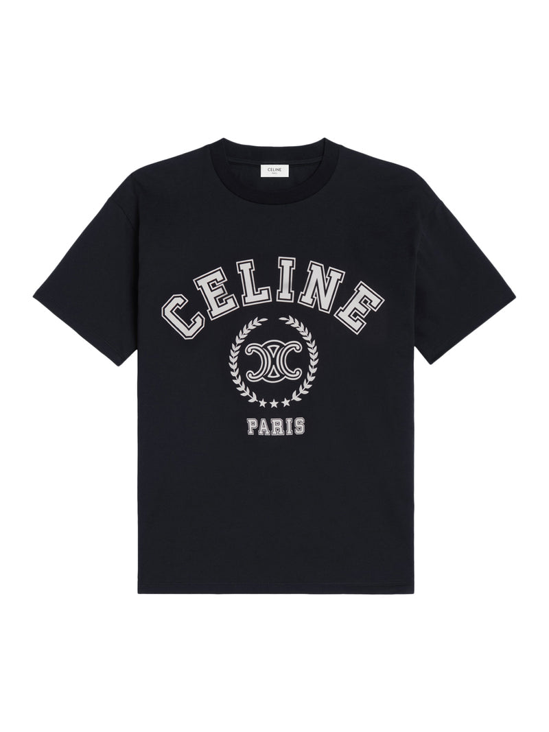 Celine Men Long-Sleeved Cotton Jersey T-Shirt CELINE