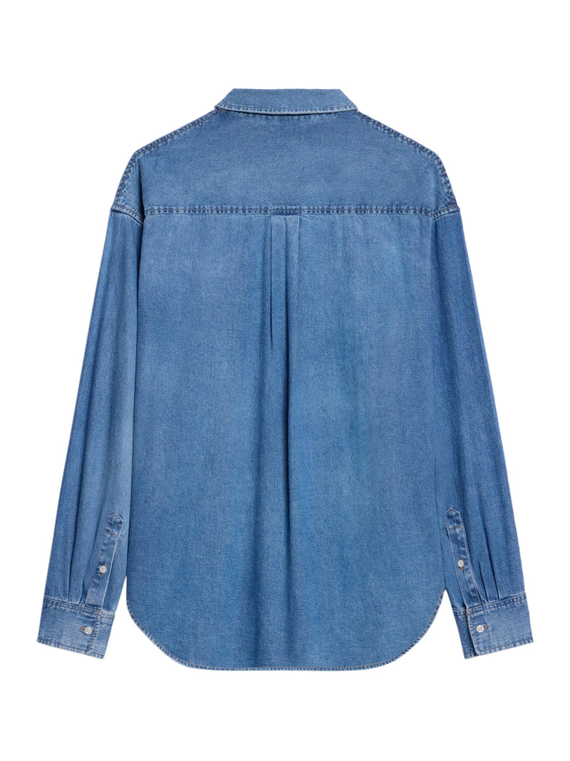 Celine Men Cotton Denim Shirt CELINE