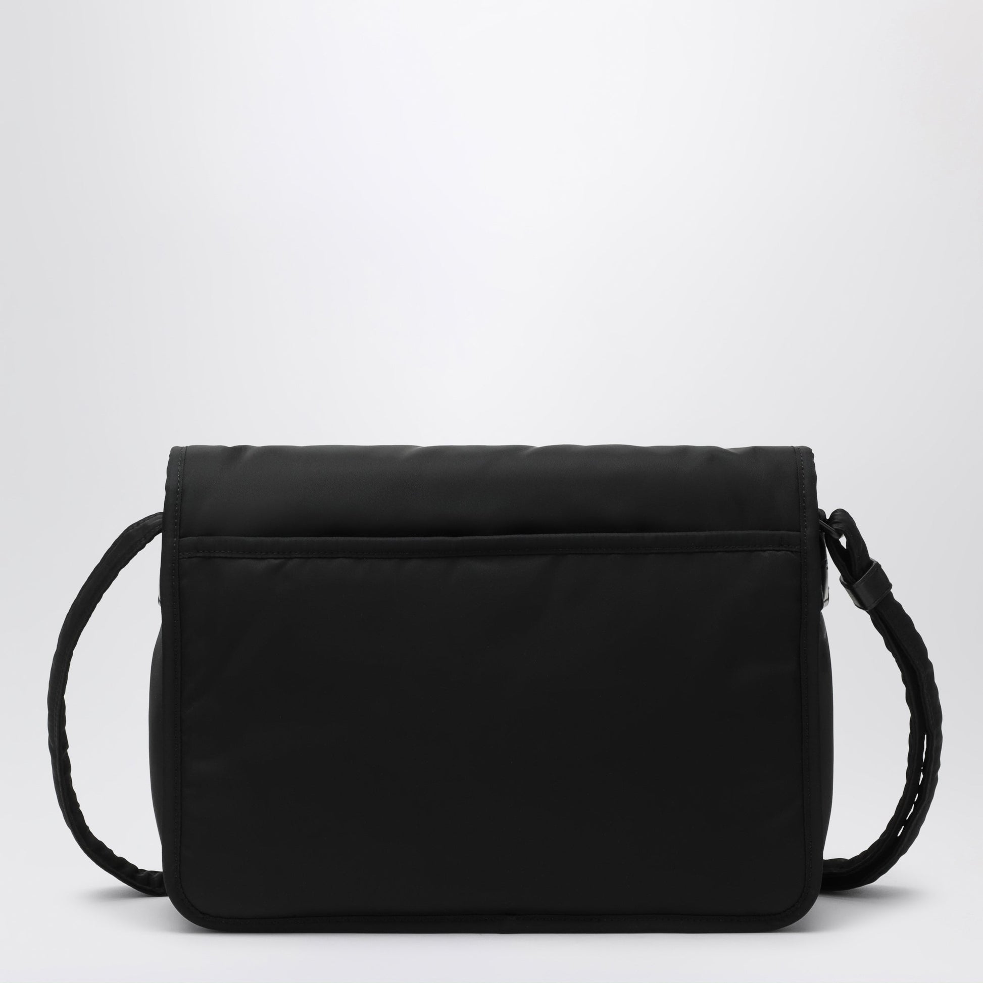 Saint Laurent Niki Black Recycled Nylon Messenger Bag Men SAINT LAURENT